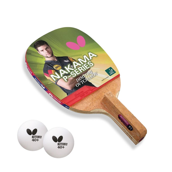 스타스포츠 탁구라켓 버터플라이 탁구라켓세트 NAKAMA P1