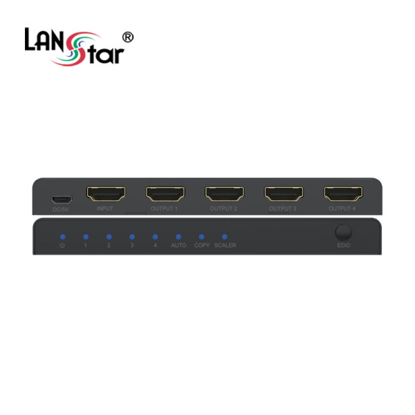 1대4 HDMI 2.0 분배기 다운스케일 4K HDCP 지원