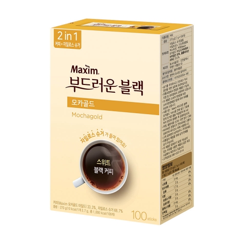동서 맥심 부드러운블랙 모카골드 100T