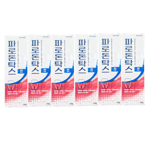 파로돈탁스 쿨링민트 치약 100g 6개