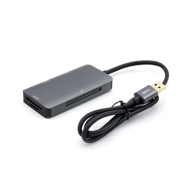 USB 3.0 허브 + SD/TF/CF 카드리더기 케이블형 80CM