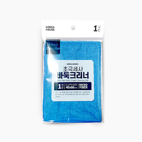 초극세사 바둑크리너 40x60 1P 블루