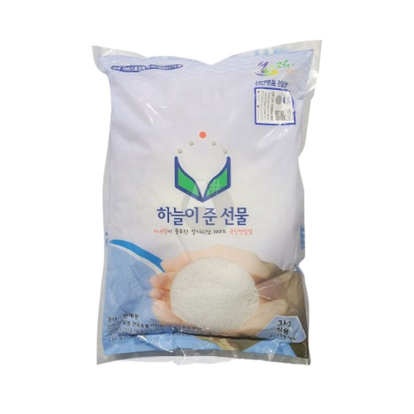 하늘이 준 선물 식용천일염 3kg