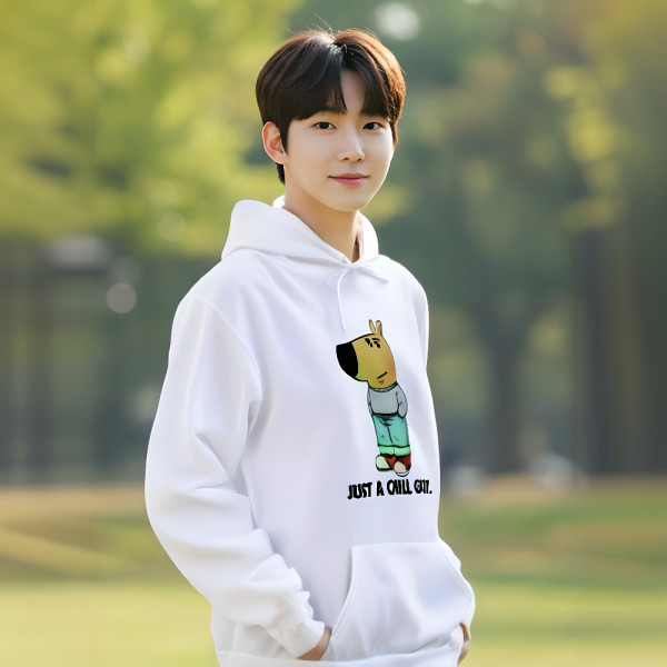 CHILLIFE CHILLGUY 칠가이 후드티 MONOCHILL 웃긴 밈 티셔츠 주문제작