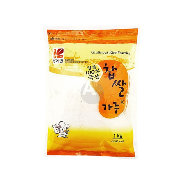 뚜레반 100프로 국산 찹쌀가루 1Kg 떡 김치 중화요리 고추장재료 튀김요리 중화요리