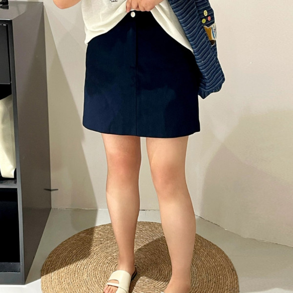 아모넬라 클린핏 스커트 빅사이즈 치마 여성빅사이즈 데이트룩