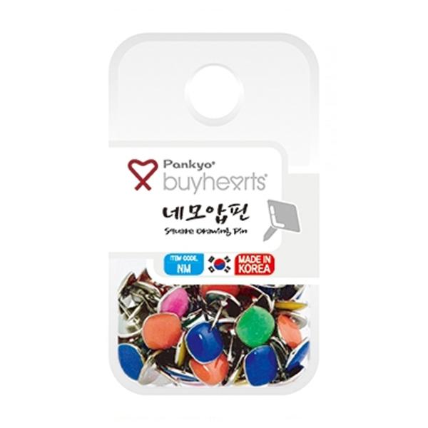 바이하츠 네모압핀(60개입)