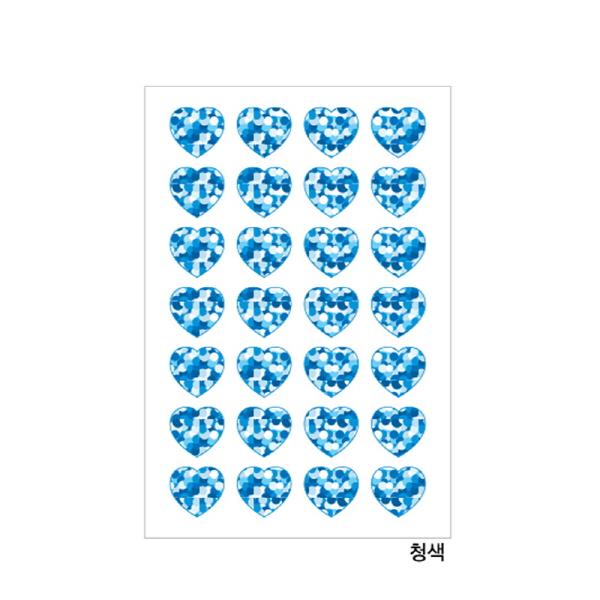 홀로그램견출지 20-6001B 청색(19X18 7장)