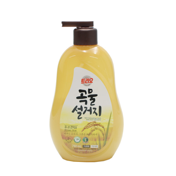 트리오 곡물설거지 우리현미 주방세제 750ml