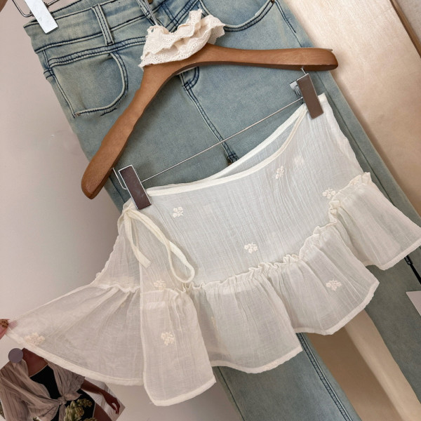 MFNC050164 - 레이어드 랩업 스커트