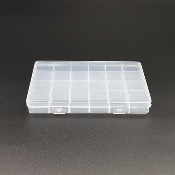 다용도 소품 정리 보관 케이스 24칸 6x4