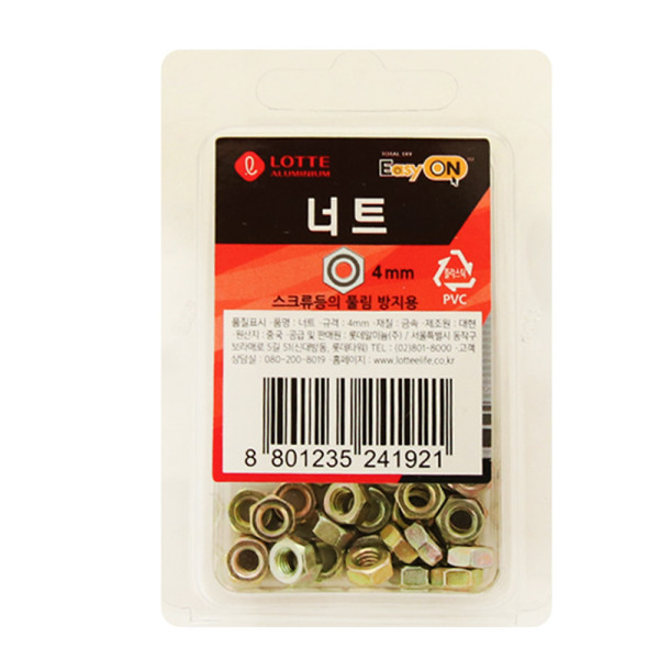 롯데롯데이지온 너트 4mm 30개입