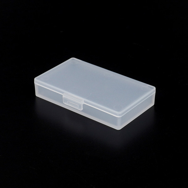 단단한 반투명 사각 미니 케이스 37 x 63mm