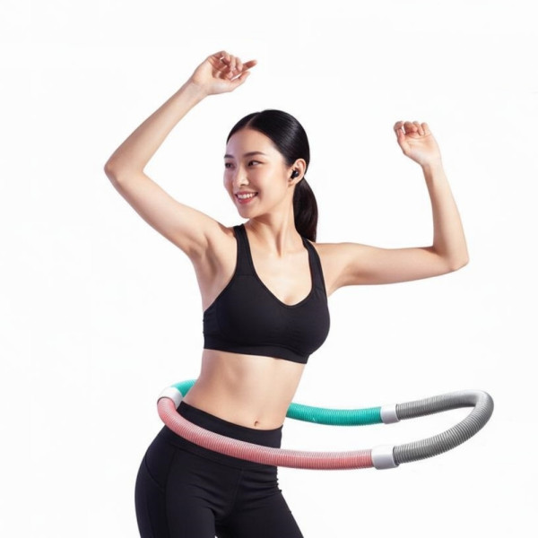 잔솔 스프링 훌라후프 뱃살 다이어트 실내 스마트 줄