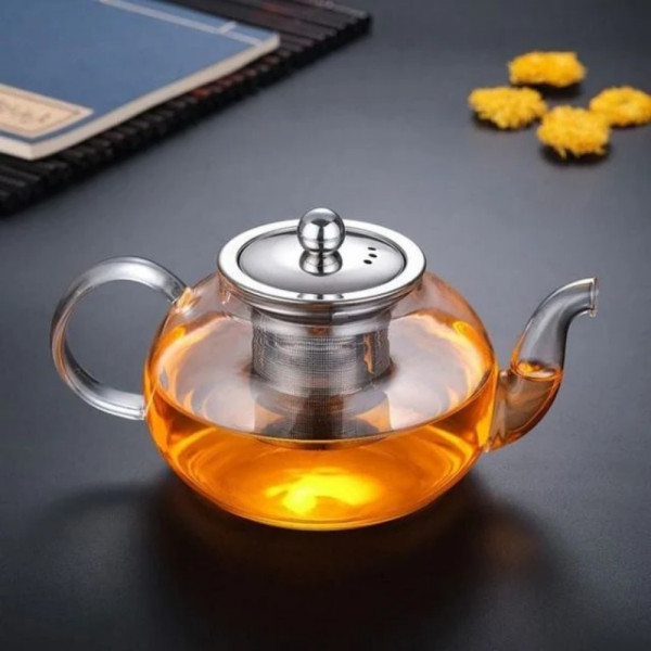 잔솔 내열유리 차주전자 800ml 티포트 티팟 다관 숙우