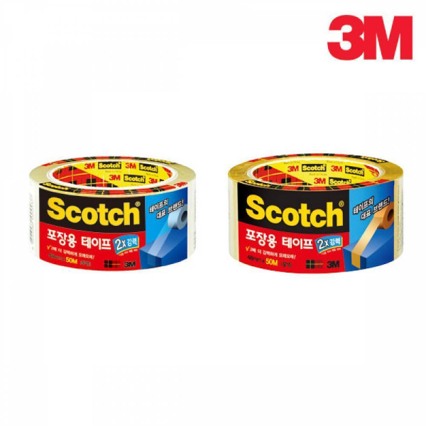 3M 스카치 두배 강력한 포장용 테이프 3615R 투명