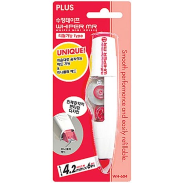 PLUS 수정테이프 화이퍼 MR WH-604