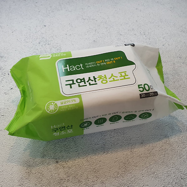맑은하루 구연산 청소포 50매 30x20cm