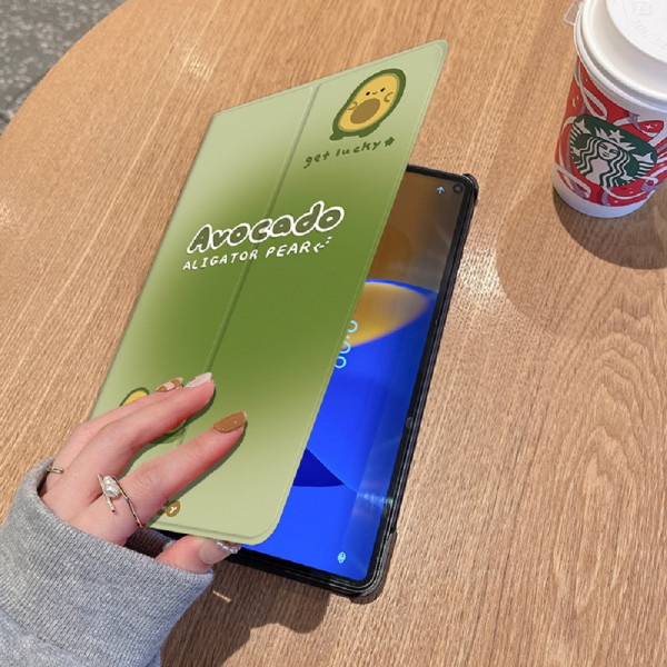 갤럭시 탭 S7 S8 플러스 케이스 거치 그린 아보카도
