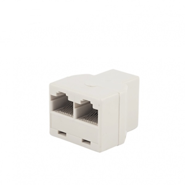 랜선 RJ45 8P8C 고급형 CAT.5E 분할 Y형 젠더(동시사용불가)