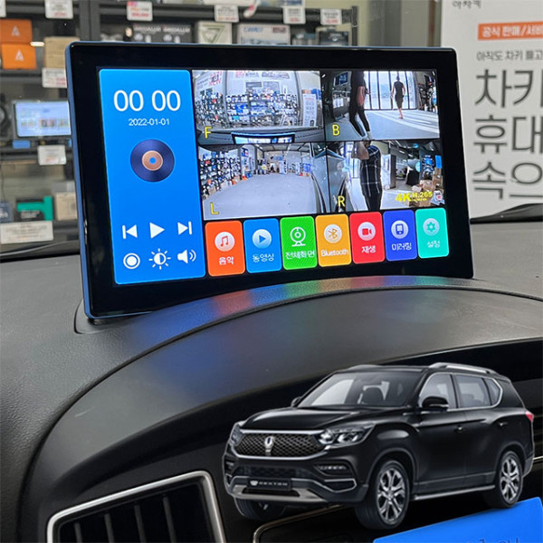 G4렉스턴 제임스P 10.1인치 4채널블랙박스