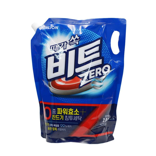 때가 쏙 비트 제로 액체 세탁세제 일반용 리필 2L