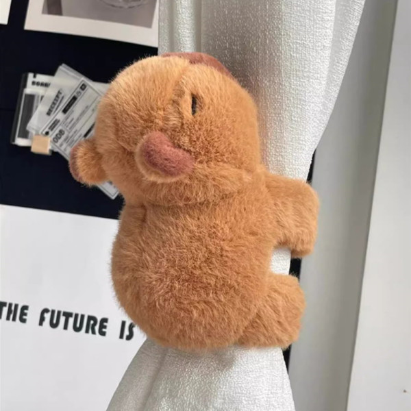 커튼묶기 곰인형 커텐집게인형 카피바라팔찌 후사고리