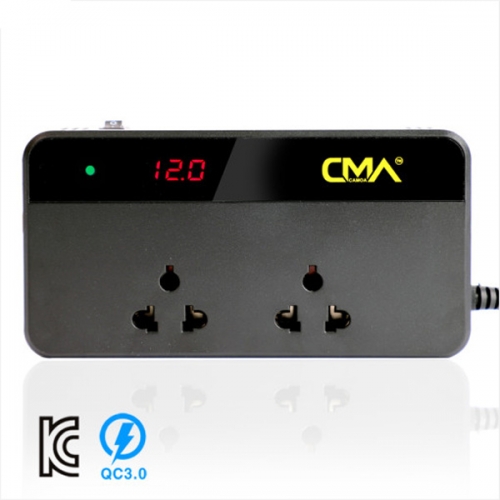 INR QC3 0 스마트 차량용 인버터 200W 12V 220V