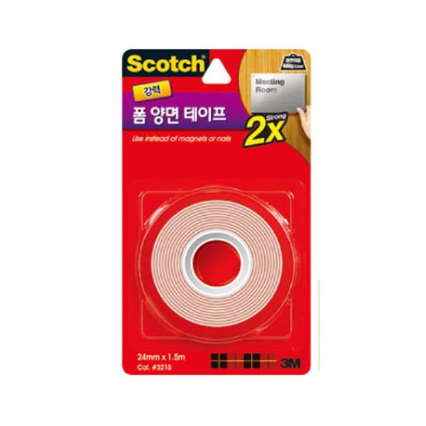 3M 스카치강력폼양면테이프 3215(24mmx1.5m)