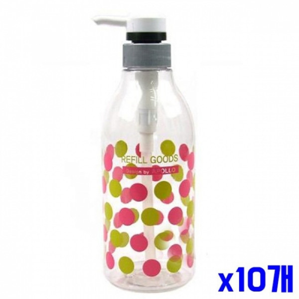 화장품 공병 리필 펌프용기 500ml-색상랜덤 x10개