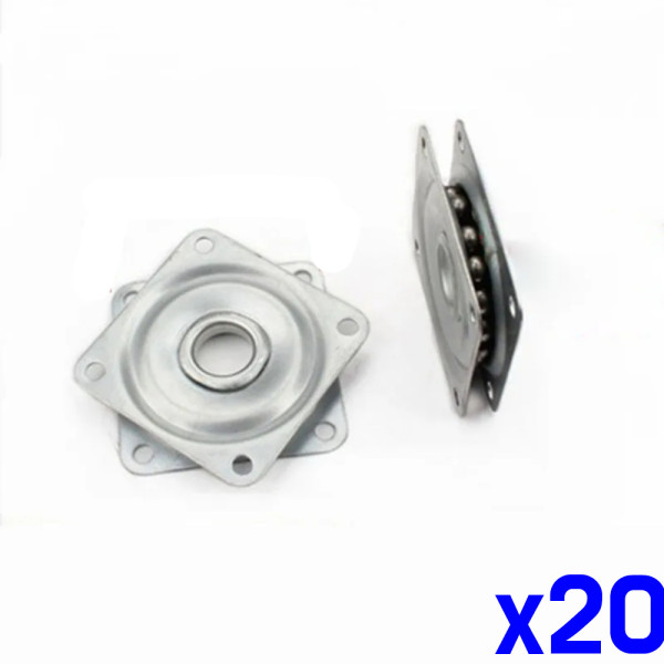 사각회전판 360도회전판 회전받침대 50mm x20개