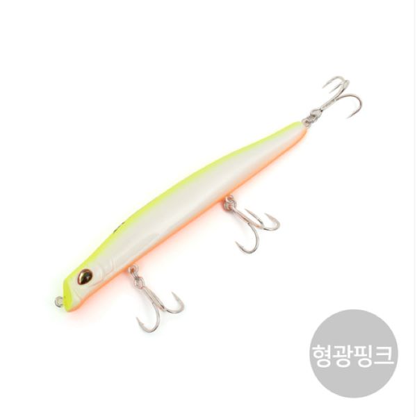 농어낚시 삼치낚시 루어 싱킹 18g 120mm 형광핑크