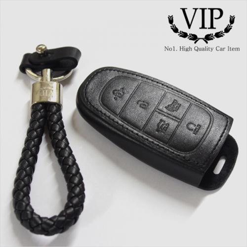 VIP 천연가죽 스마트 키케이스 소나타DN8 외 5버튼