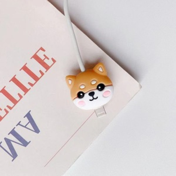 강아지 충전선정리 실리콘 케이블홀더 전선클립
