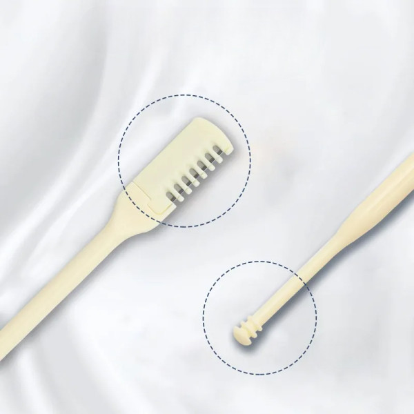 수동 코털 제거기 정리기 트리머 면도기 콧털 깎기 휴대용 남자 여자 안전한 양날 콧털