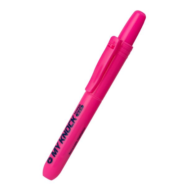 마이펜 마이노크마카 형광펜 핑크 4.0mm 1EA