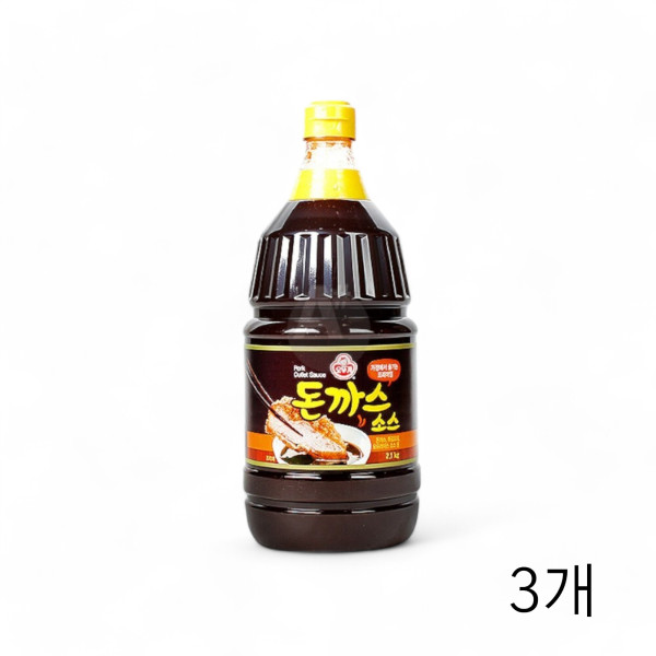 오뚜기 돈까스소스 2.1Kg X 3개 대용량 업소용 경양식 돈가스소스 옛날돈까스소스