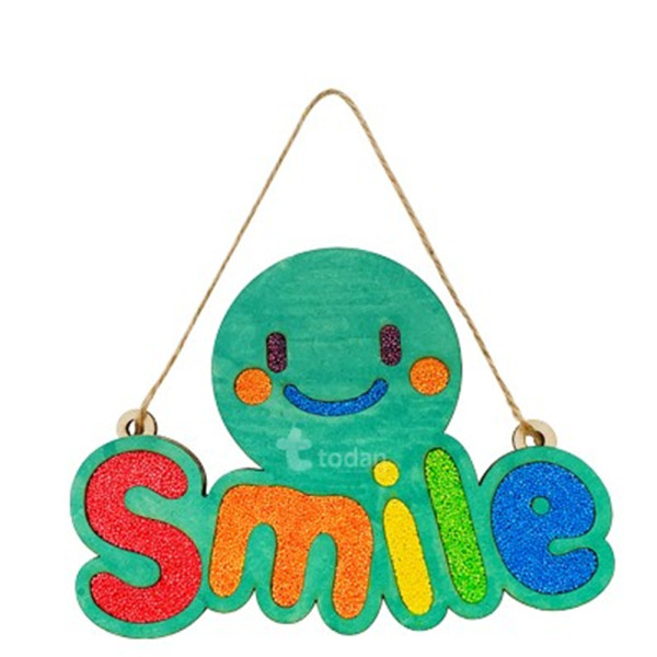 (TD) (취미키트) 클레이 우드 레터링 (SMILE) - 1인
