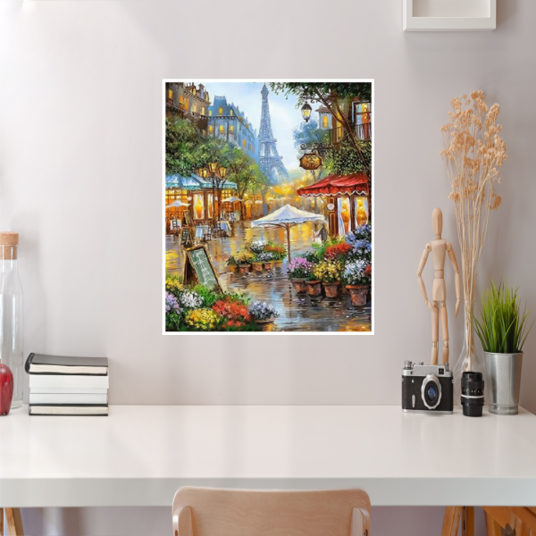 [피포페인팅] 파리의거리 SIZE 40X50 (3665)