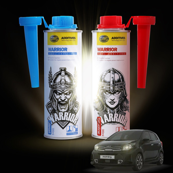 더뉴모닝 가솔린,디젤 프리미엄 연비향상 헬라 워리어 연료첨가제 300ML