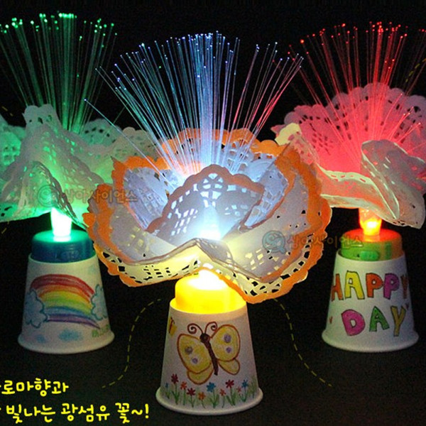 (SA) SA 향기나는 광섬유꽃 조명등(창작용)(5인)