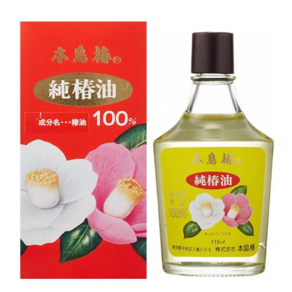 혼토 츠바키 동백 오일 100 프로 118ml 페이스 헤어 에센스 트리트먼트 마사지