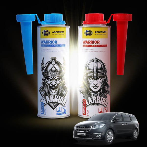 올뉴카니발 가솔린,디젤 프리미엄 연비향상 헬라 워리어 연료첨가제 300ML