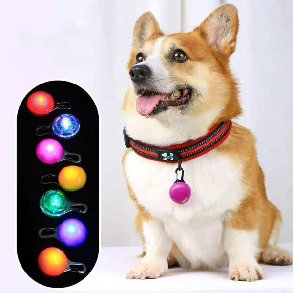 강아지 야간산책 LED 라이트 펜던트 3p