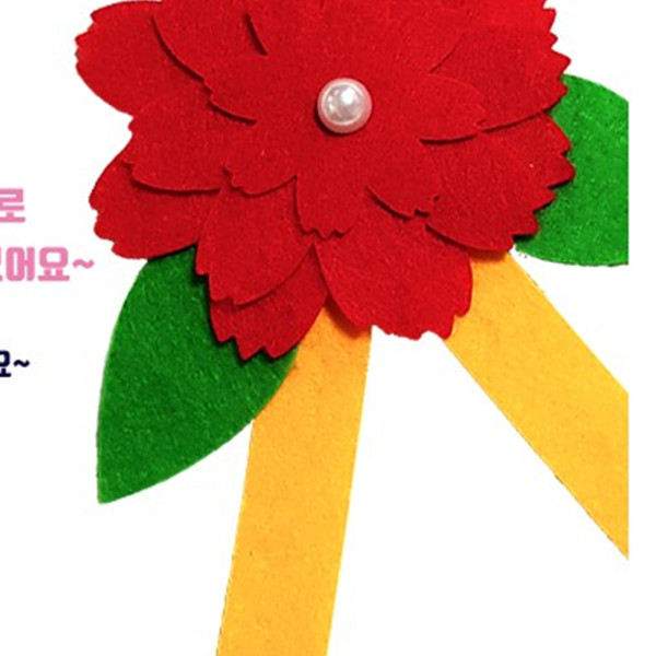 (DD) 두두엠 펠트 카네이션 브로치