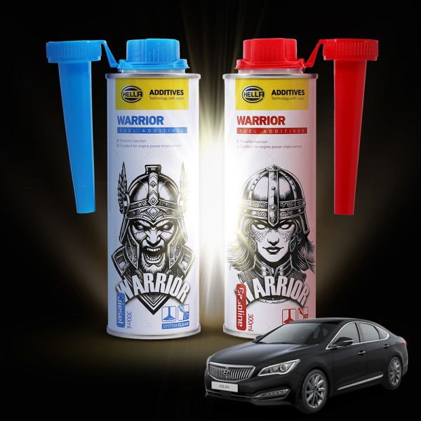 아슬란 가솔린,디젤 프리미엄 연비향상 헬라 워리어 연료첨가제 300ML