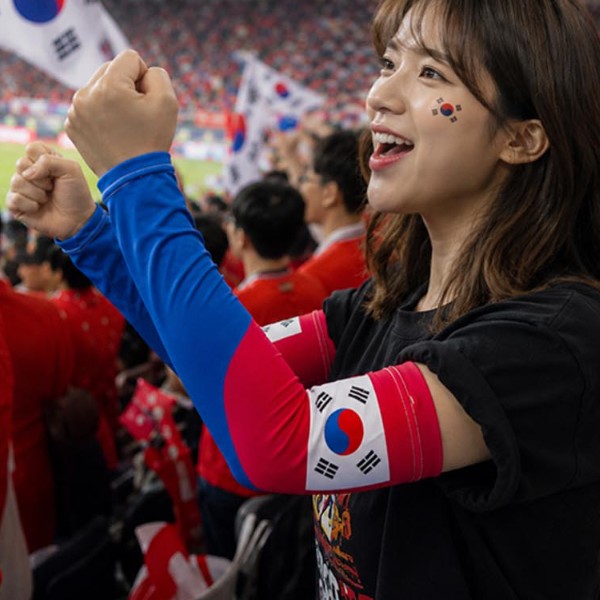 응원 태극 암커버 팔에 편안하게 밀착되는 스포츠 용품 BM-545