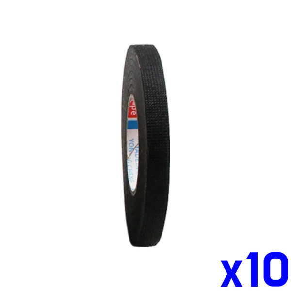 열에 강한 직조 패브릭 전기테이프 9mm x10개