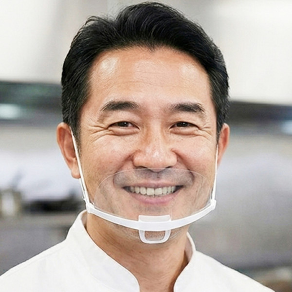 식당 주방 조리용 입가리개 투명 위생 마스크 10P