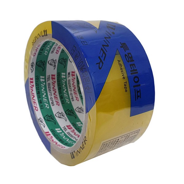 금성 투명 OPP 테이프 아크릴 낱개 48mm x 40M
